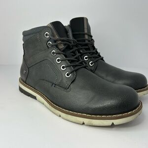 Kohl's Charcoal and Black Men's Boots